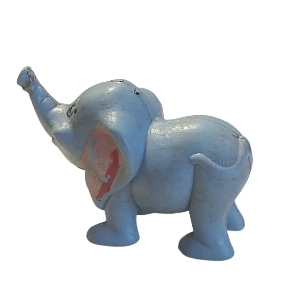 Disney Dumbo Figurine Plastic Toy Vintage Made in Hong Kong